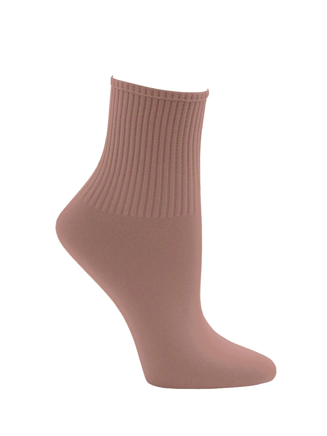 Ribbed Ballet Sock