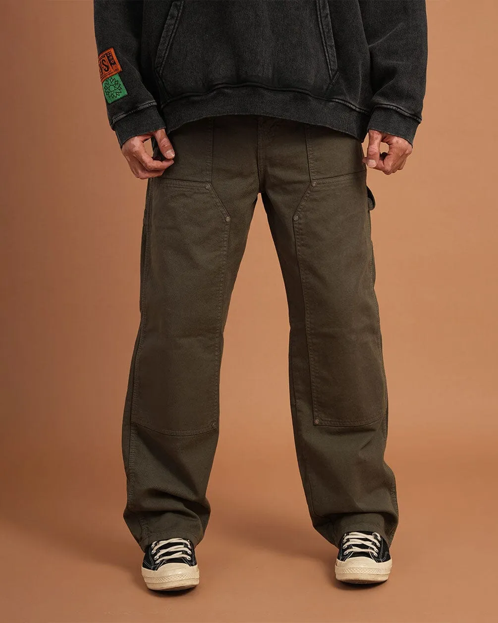 Rusty Teal Carpenter Jeans