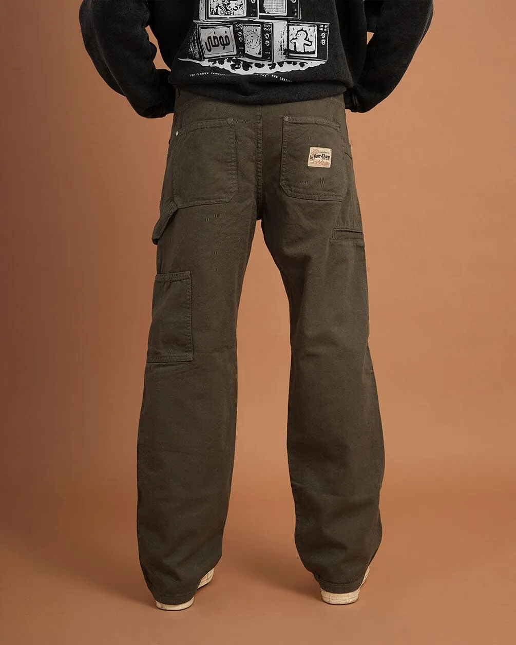 Rusty Teal Carpenter Jeans