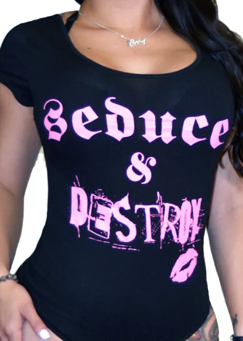 Seduce & Destroy Logo 19 Bodysuit