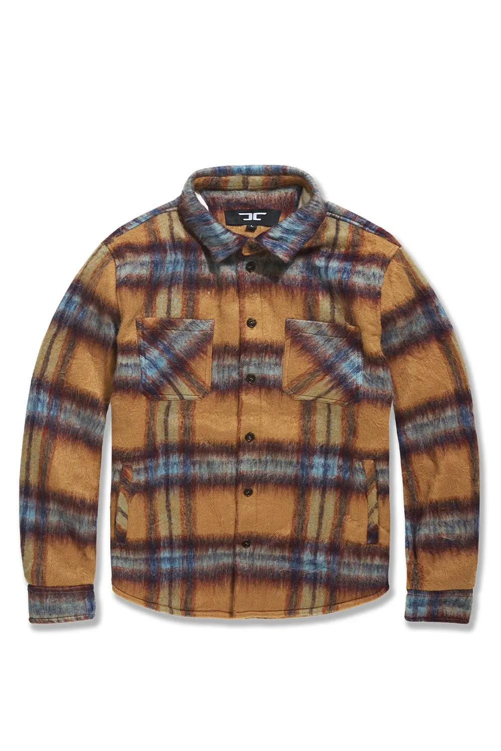 See You In Paradise Flannel Shacket (Wheat)