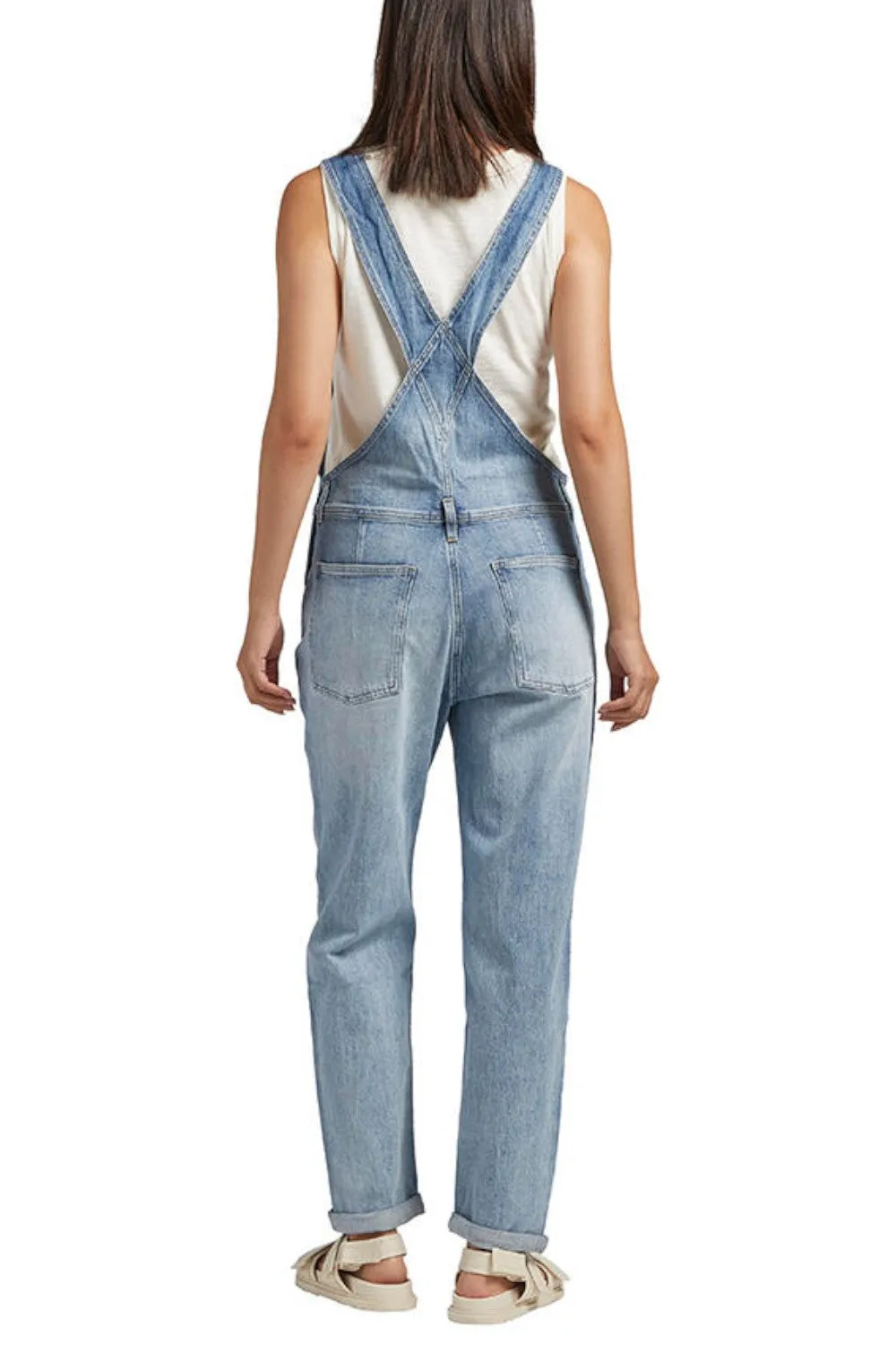 Silver Jeans Co. Baggy Straight Leg Overalls