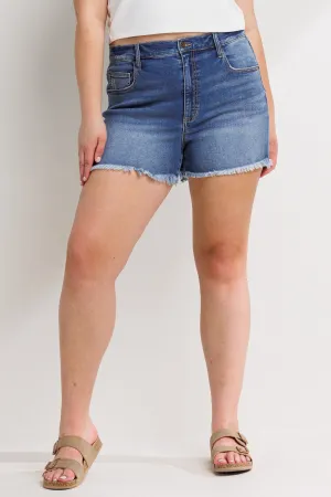 Sneak Peak High Rise with Frayed Hem