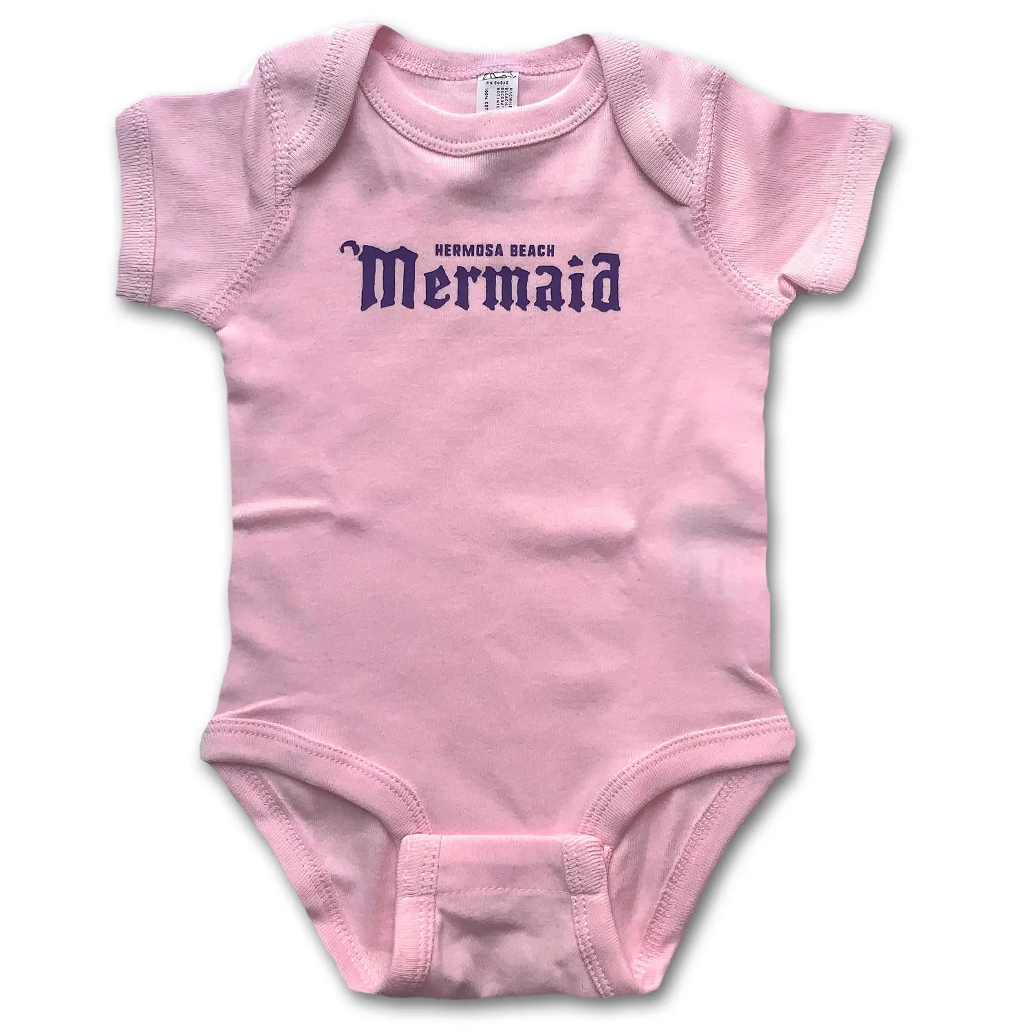 Sol Baby Hermosa Beach Mermaid Pink Bodysuit