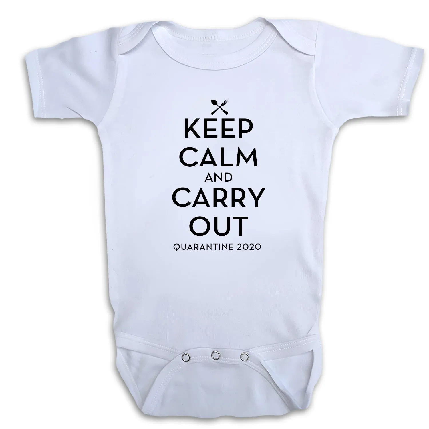Sol Baby Keep Calm & Carry Out Bodysuit