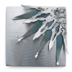 Steel Winter Tile TLWT-66 Wall Art by Metallic Evolution