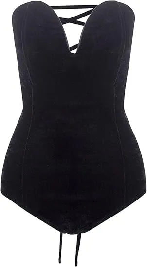 Sweetheart One Piece Navy Bodysuit