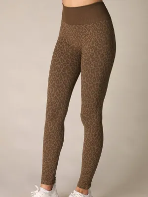 Taupe Leopard Leggings
