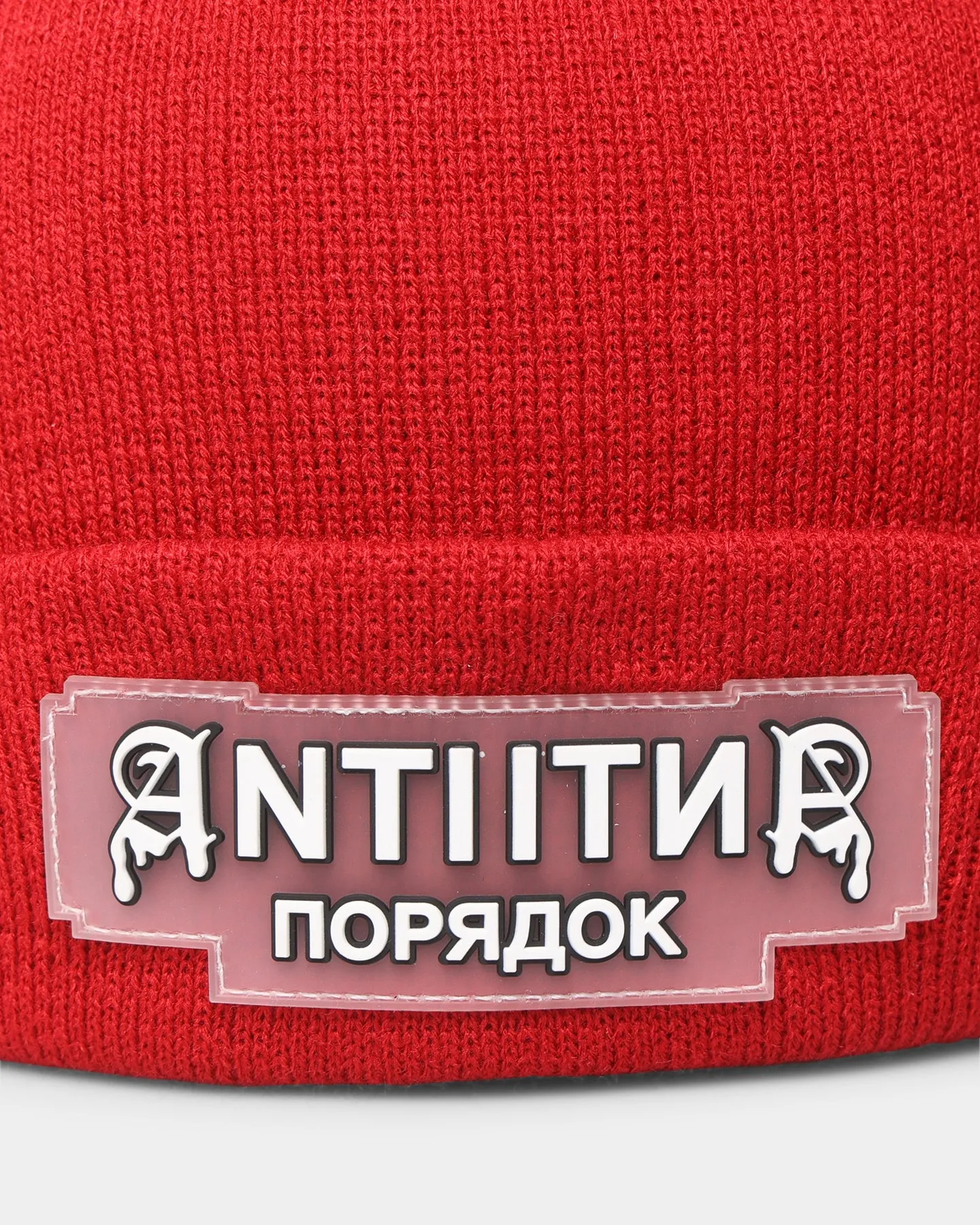 The Anti Order Glasnost Beanie Red