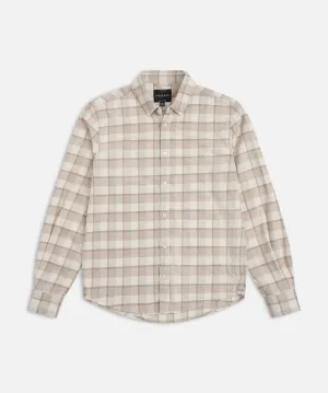 The Bern L/s Shirt - Stone Grey