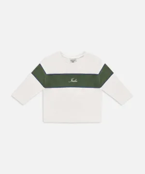 The Ranger L/s Tee - Chalk/Green