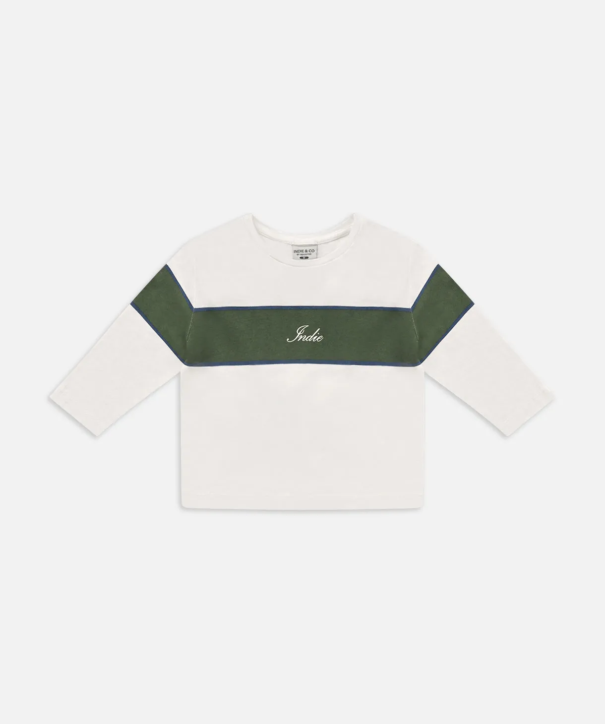 The Ranger L/s Tee - Chalk/Green