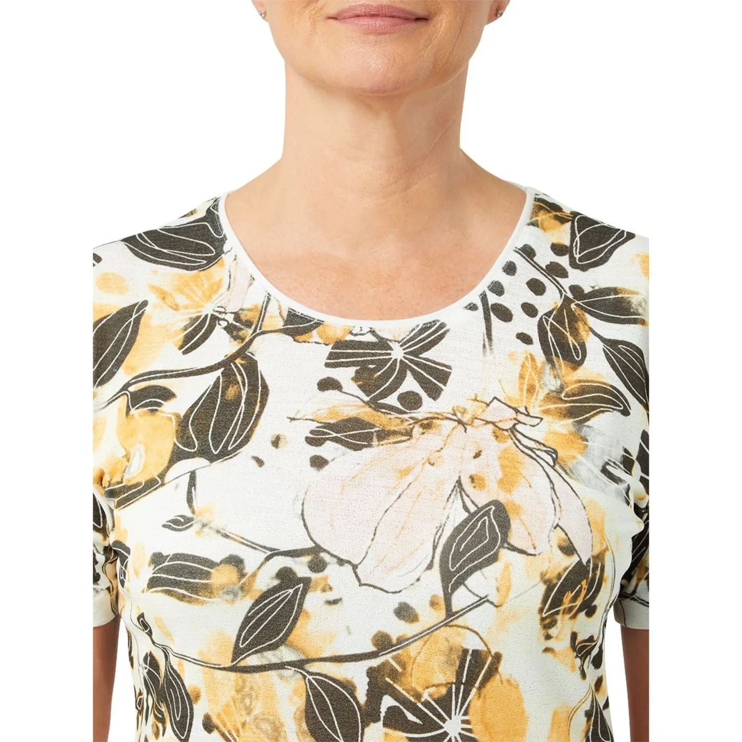 TIGI 10/12 Collage Print Top