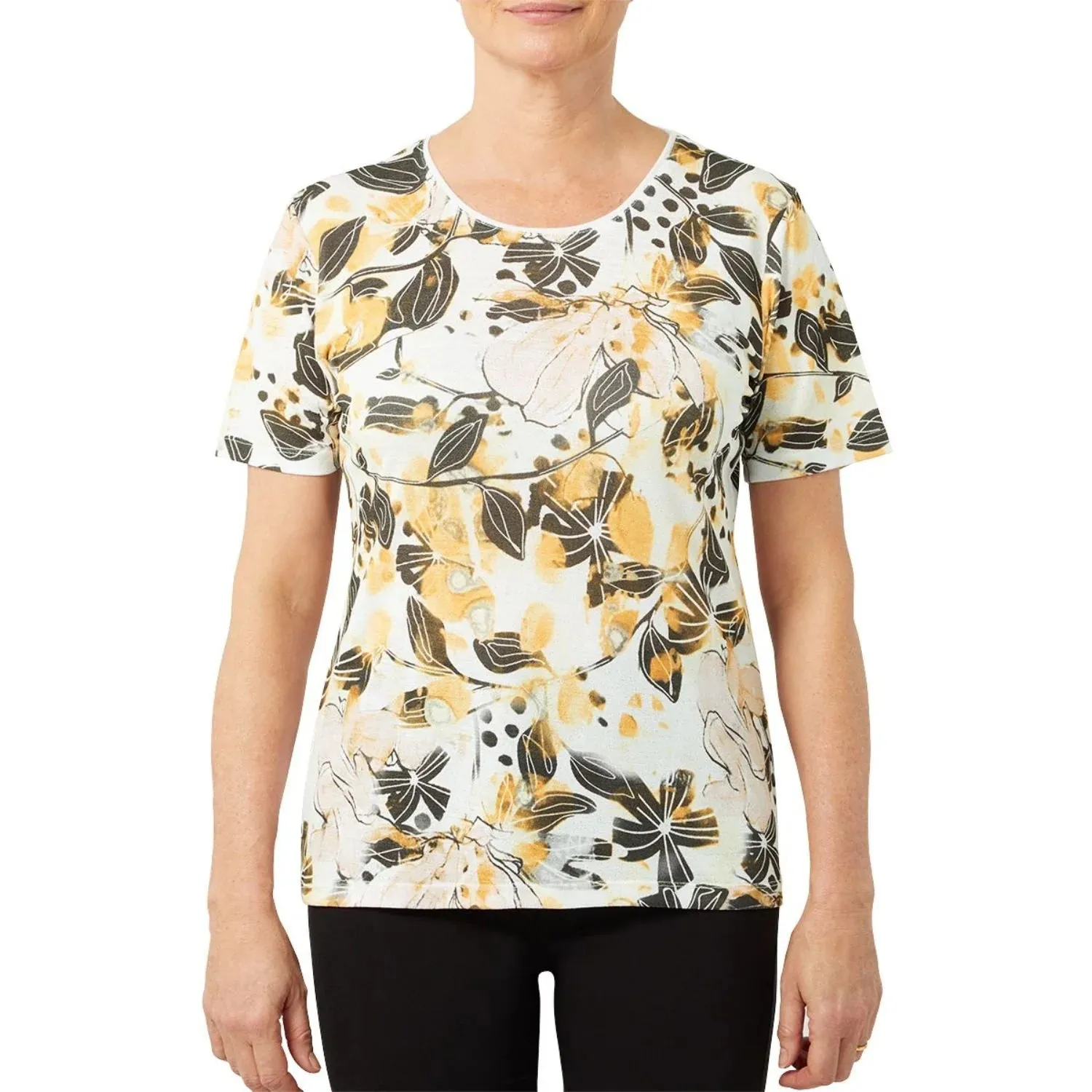 TIGI 18/20 Collage Print Top