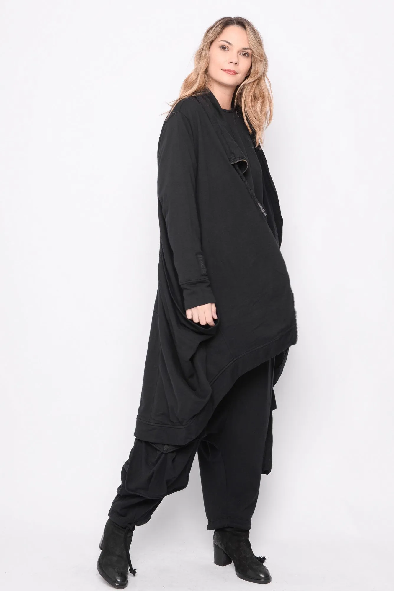 Time for One Last Ride Cardi in Black - 0104