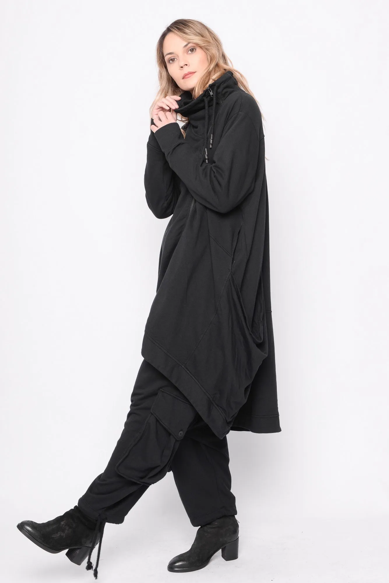 Time for One Last Ride Cardi in Black - 0104