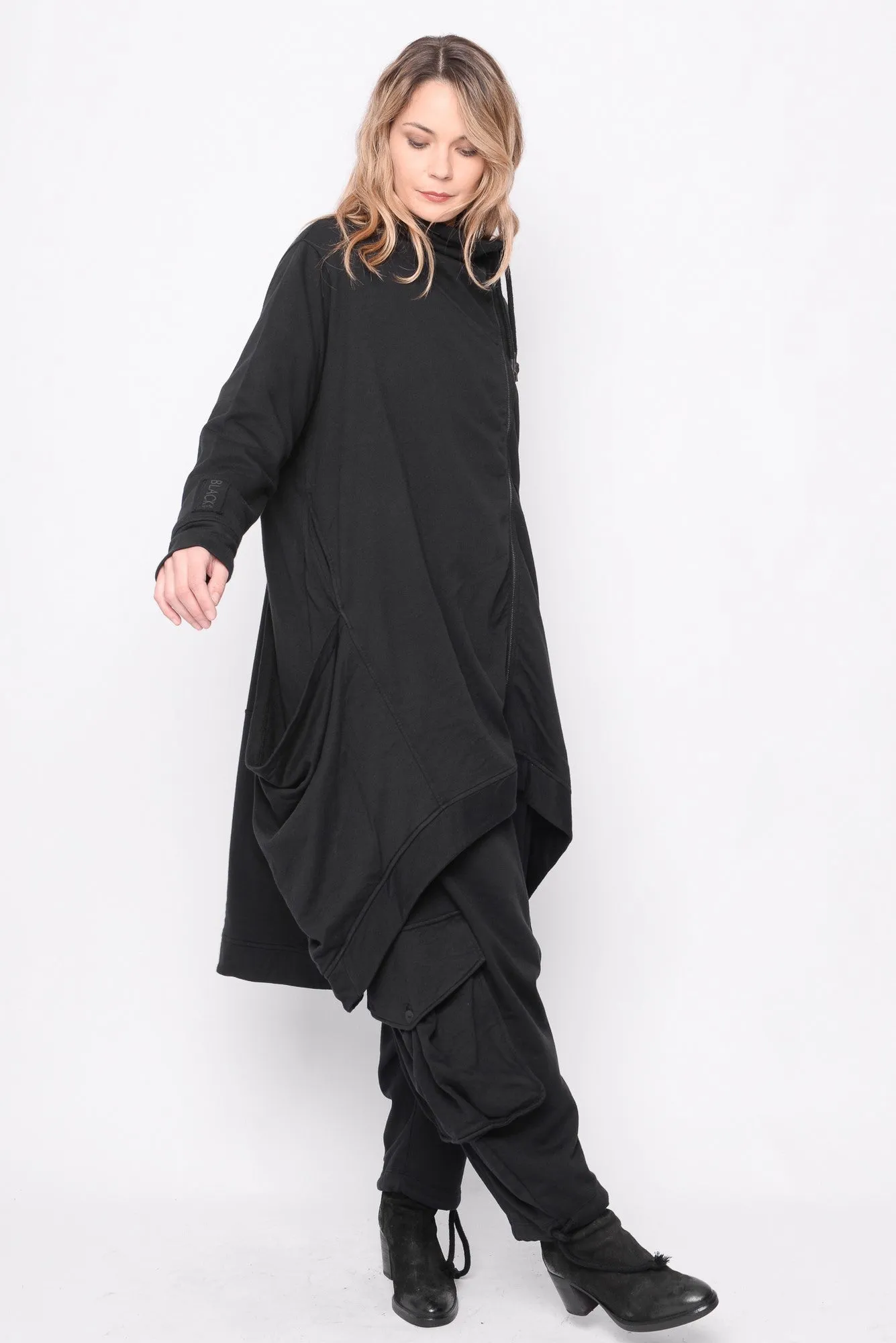 Time for One Last Ride Cardi in Black - 0104