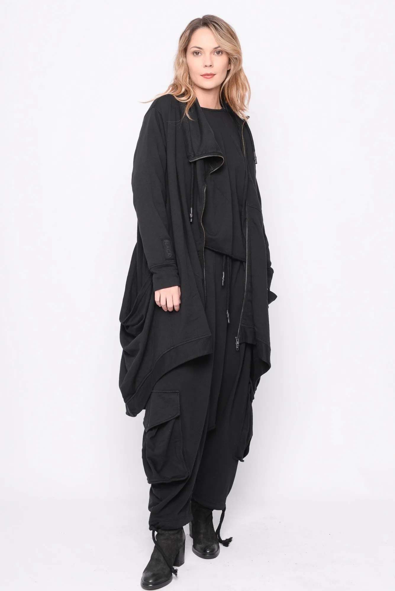 Time for One Last Ride Cardi in Black - 0104
