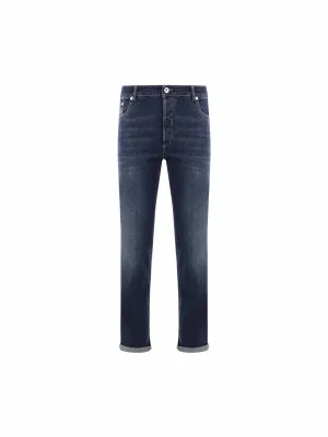 Traditional-Fit Stretch Denim Jeans