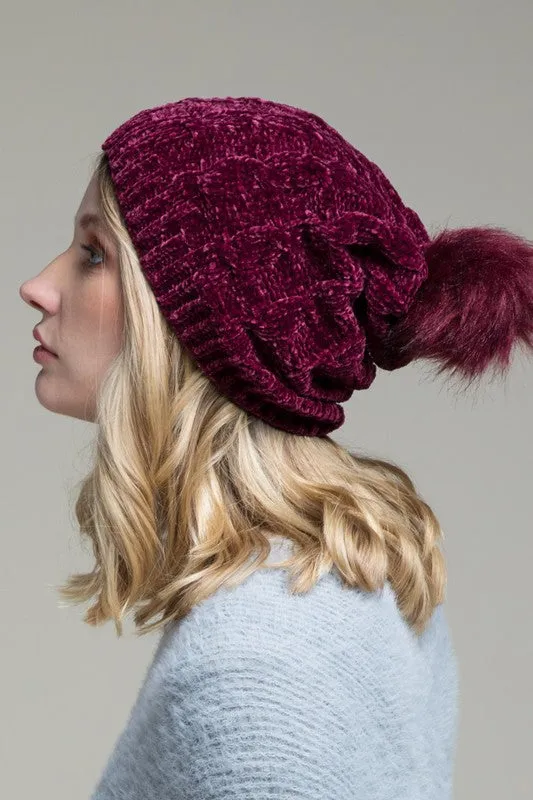 Ultra Lux Chenille Beanie