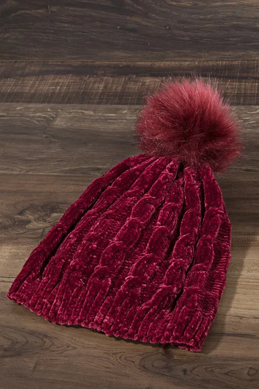 Ultra Lux Chenille Beanie