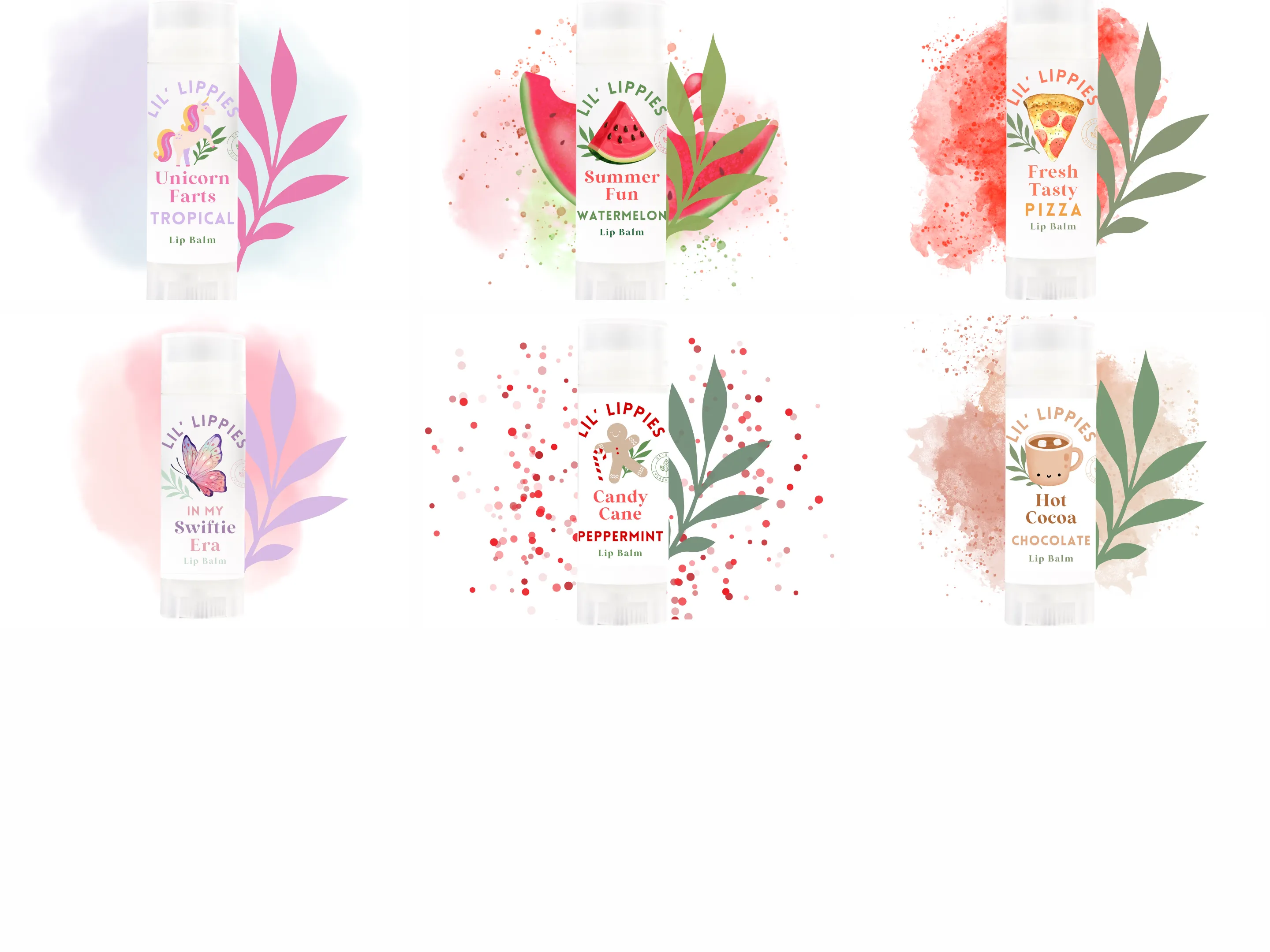 Unicorn Farts Tropical Lip Balm - Lil' Lippies Kids