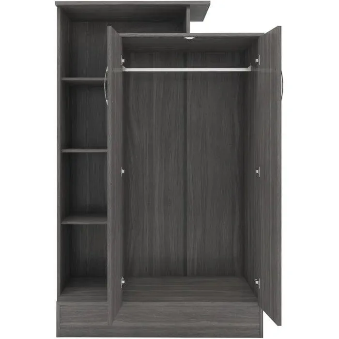 Villela 2 Door Manufactured Wood Wardrobe