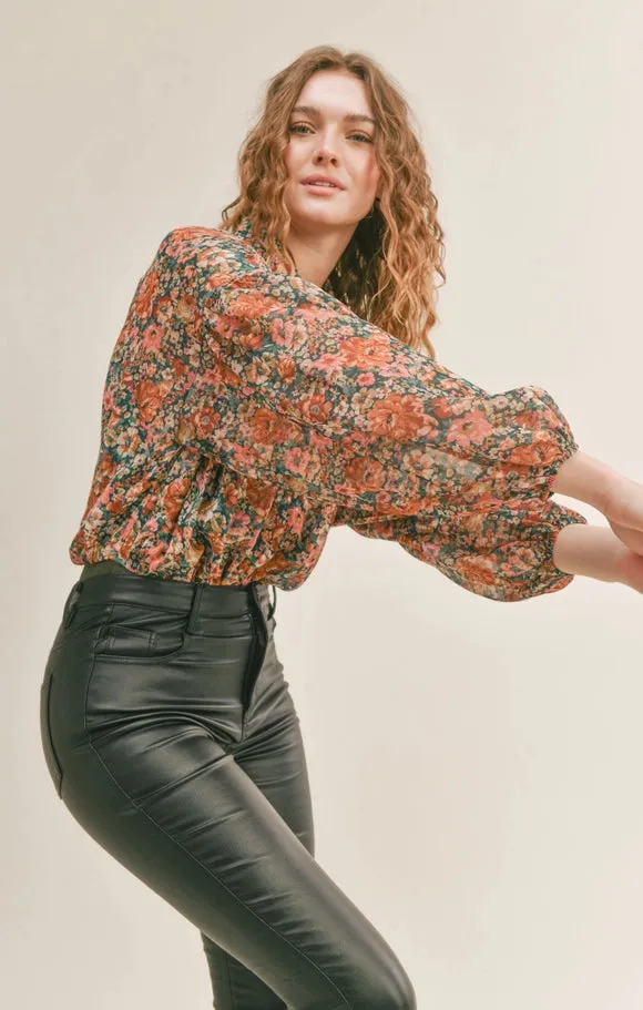 Vinney Button Down Bodysuit