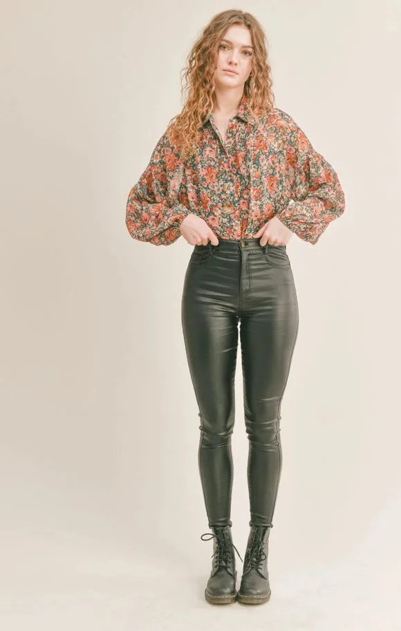 Vinney Button Down Bodysuit