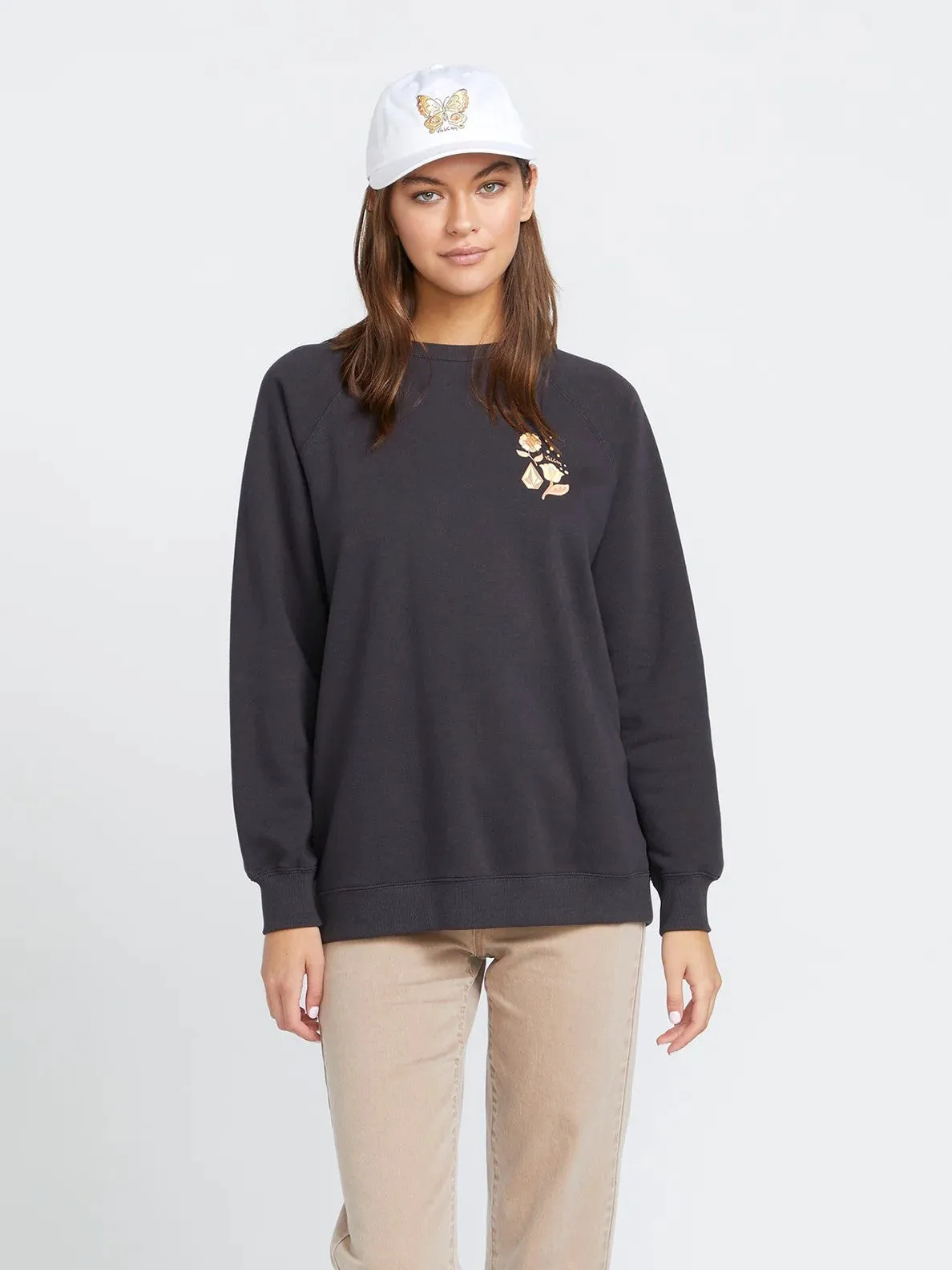 Volcom Sun Keep Magic Boyfriend Crew Fleece