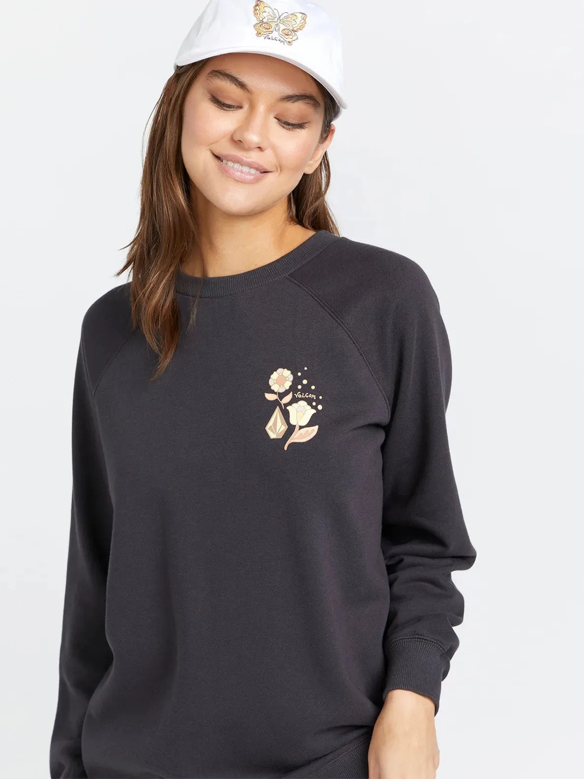 Volcom Sun Keep Magic Boyfriend Crew Fleece