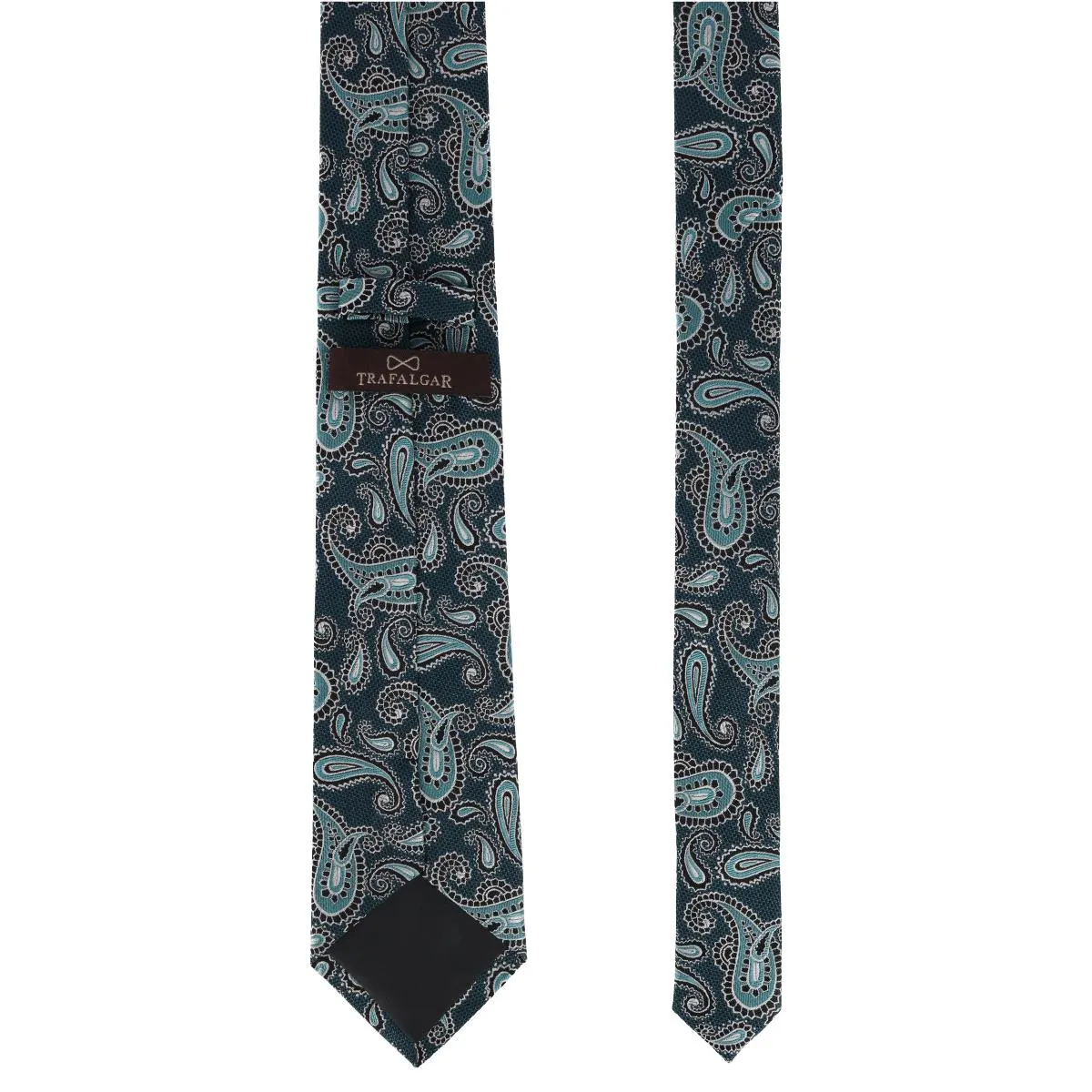 Wharton Wavy Paisley Silk Novelty Necktie