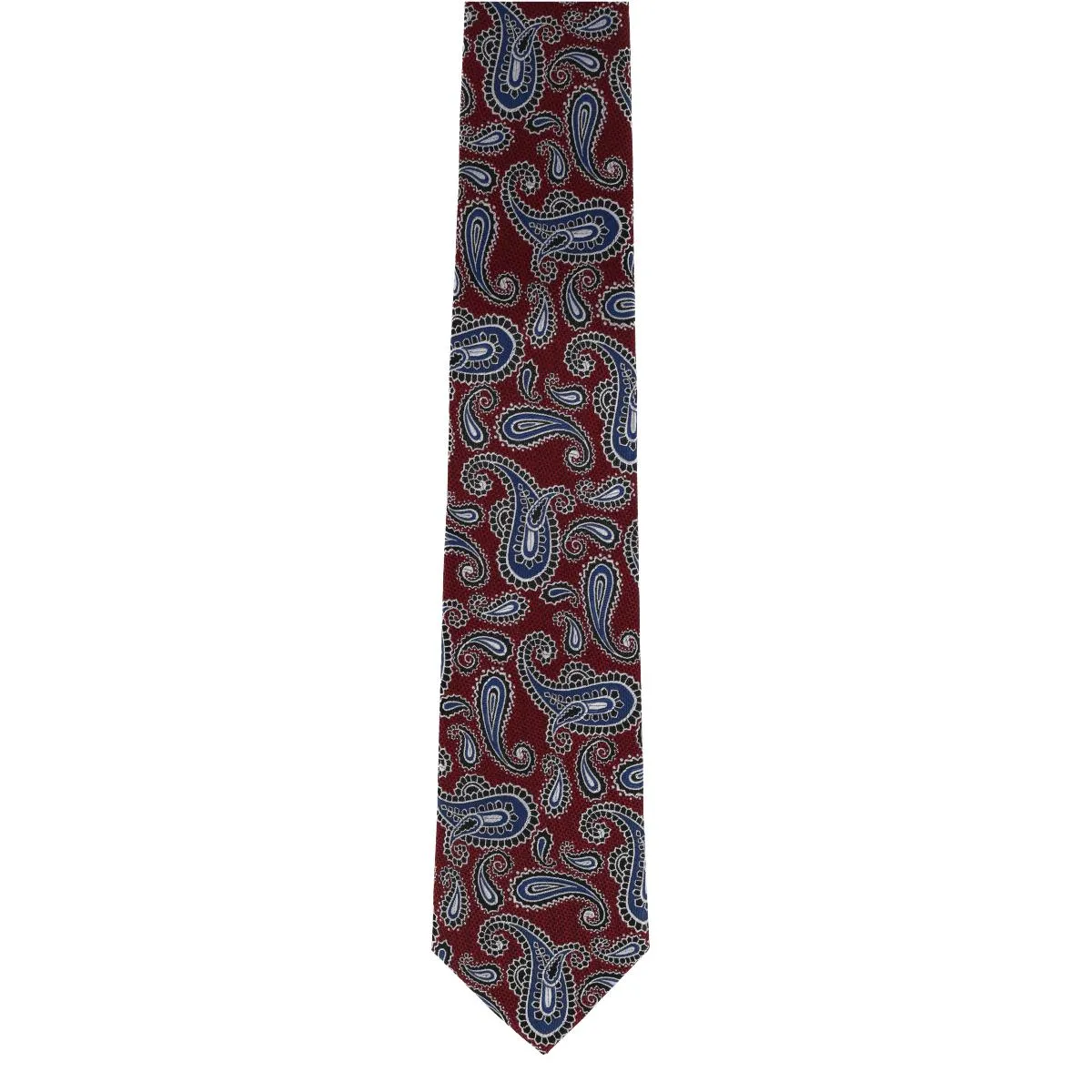 Wharton Wavy Paisley Silk Novelty Necktie