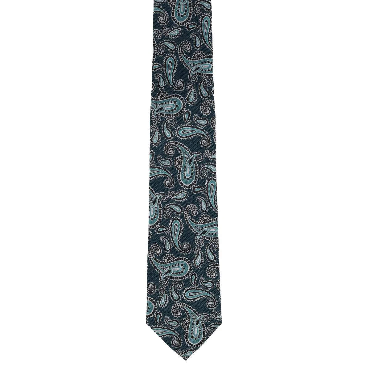 Wharton Wavy Paisley Silk Novelty Necktie