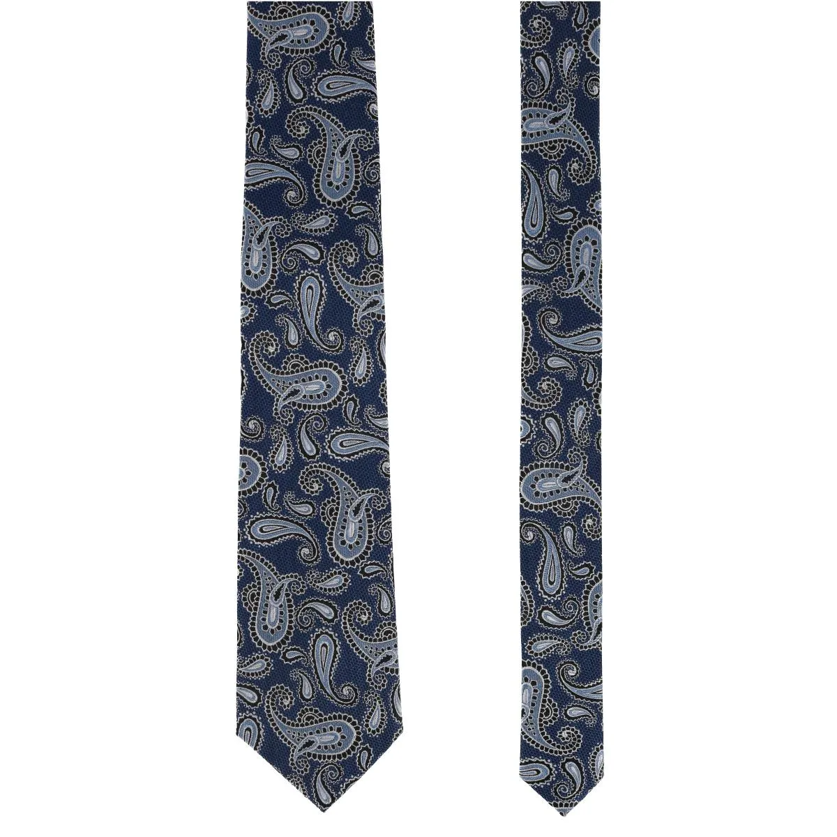 Wharton Wavy Paisley Silk Novelty Necktie