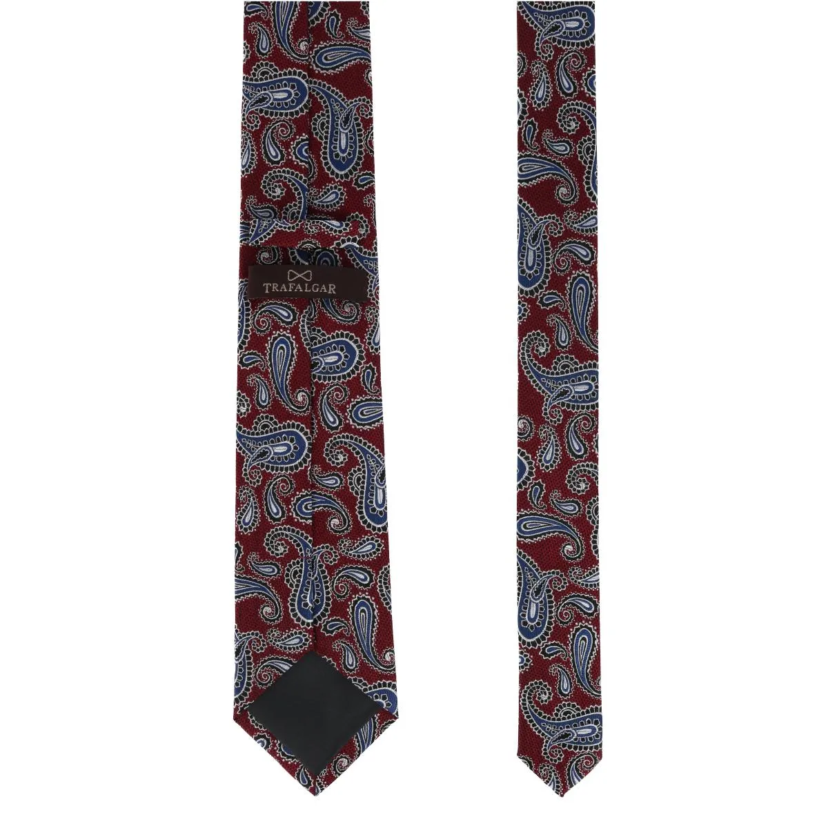 Wharton Wavy Paisley Silk Novelty Necktie