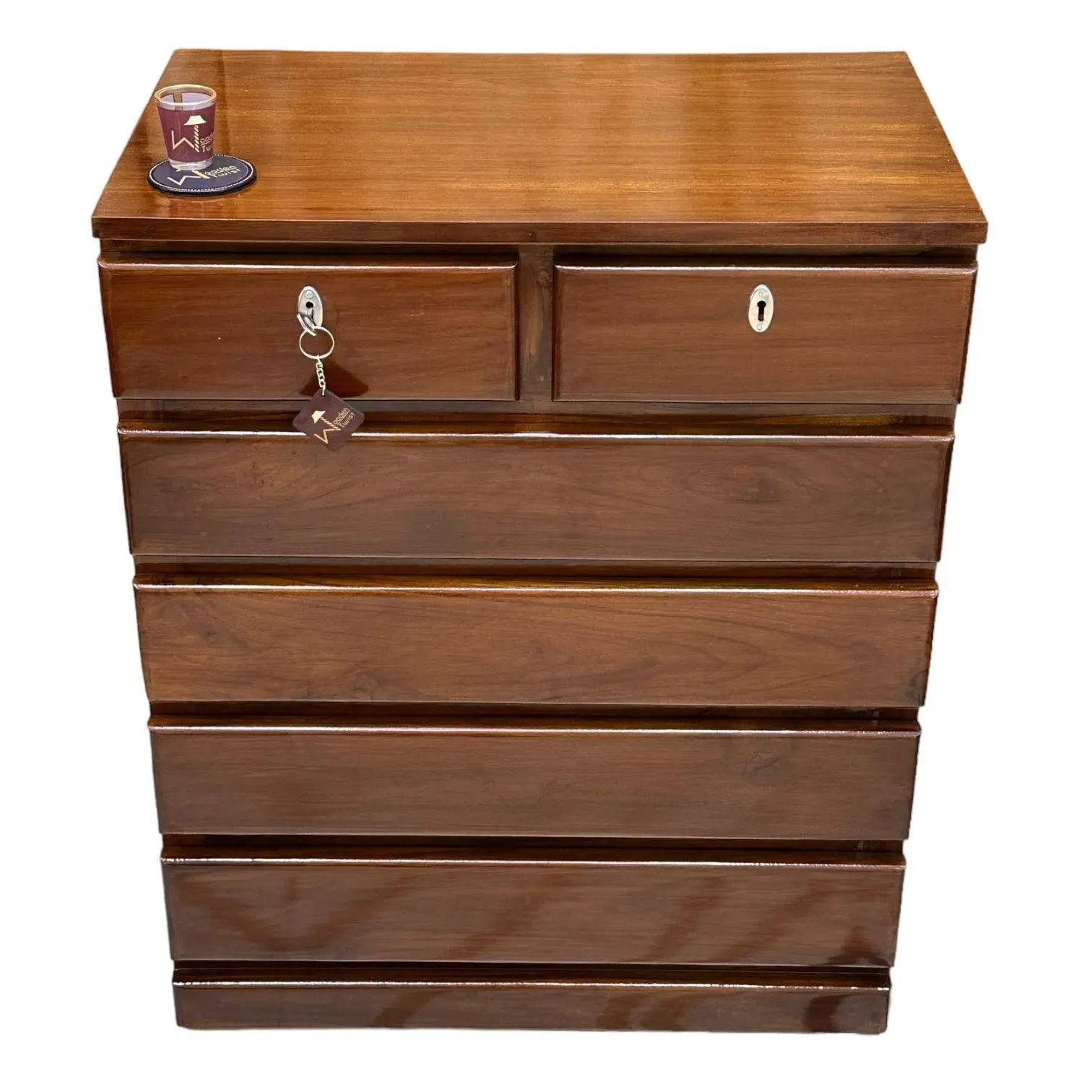 Wooden Handmade Chest of Drawers Storage Cabinet (6 Drawers)