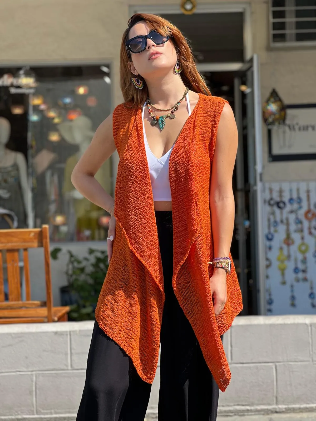 Yellow Mercerized Vest